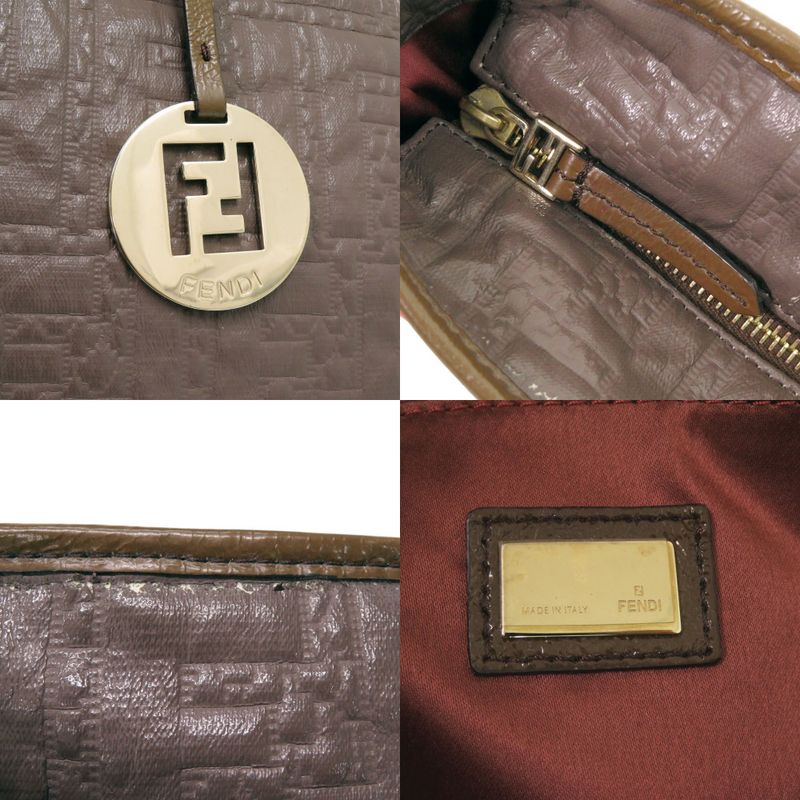 Fendi Canvas Brown Tote