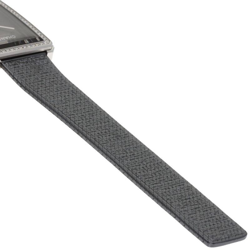 Chanel Boyfriend Tweed Diamond Watch SS