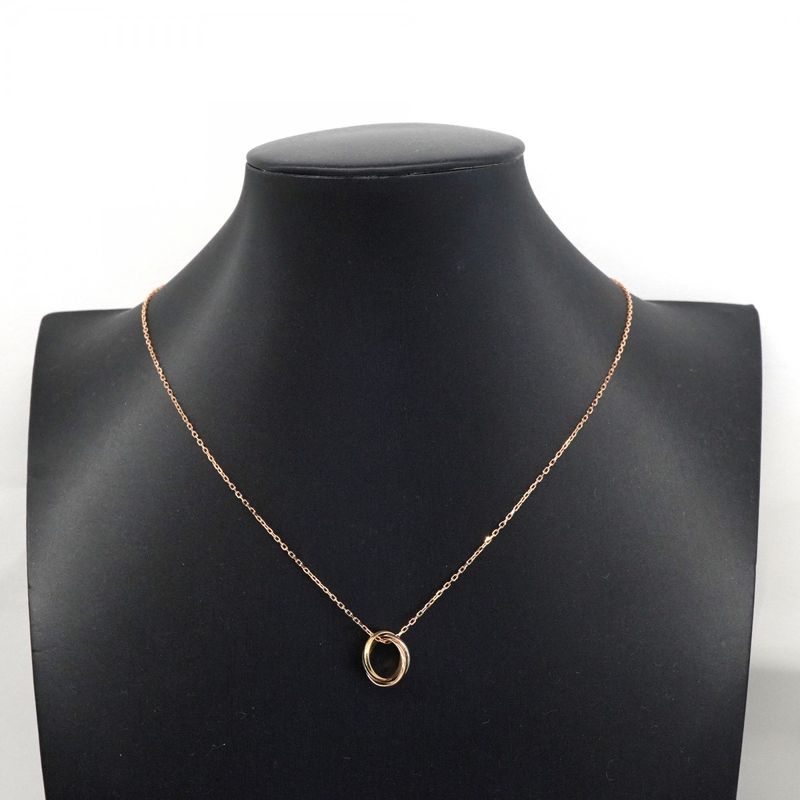 Cartier Necklace Baby Trinity 18K Yellow Gold 18K White