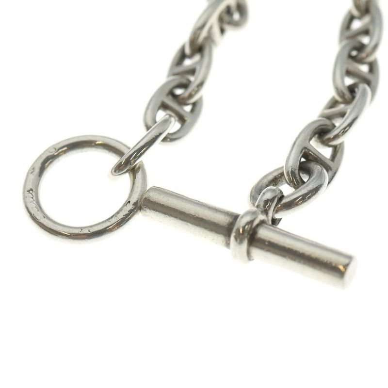 Hermes Vintage Chaine D'ancre PM 16 Frames Cursive Engraving Bracelet