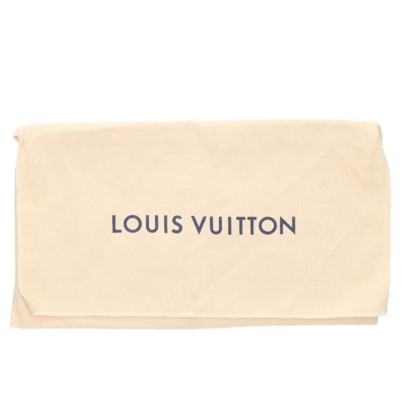 Louis Vuitton Pochette Exxon Debossed Logo Leather Shoulder Bag