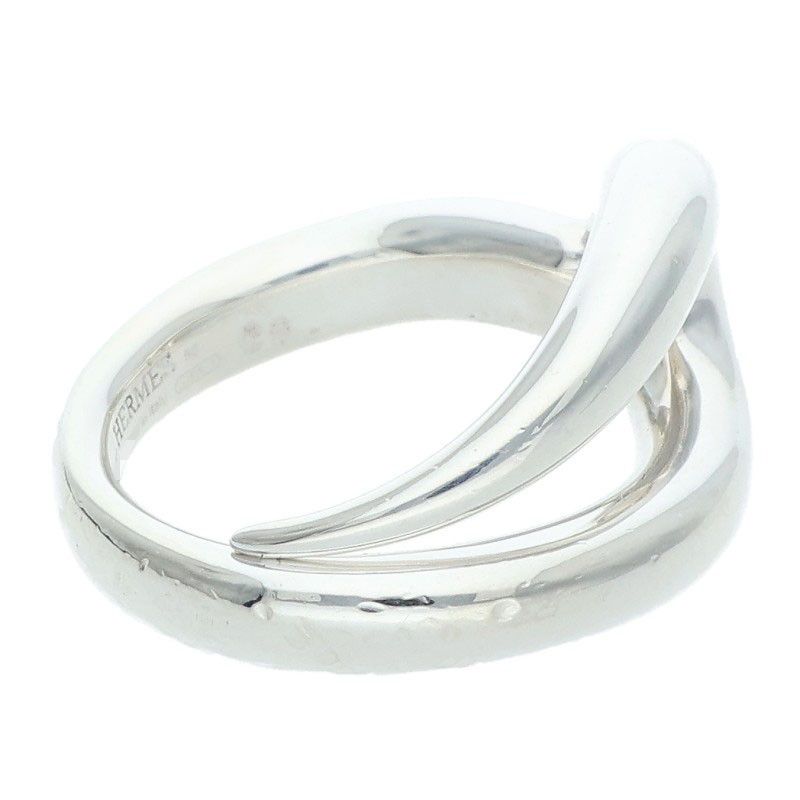 Hermes Licol Silver Ring 56