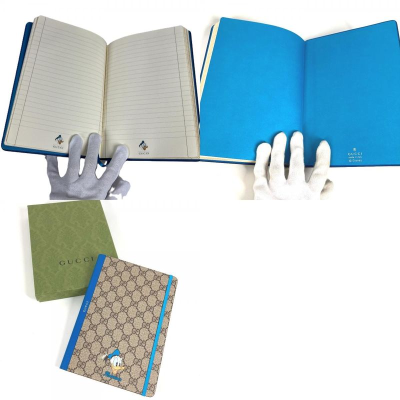 Gucci Notebook Donald Duck GG Supreme Canvas Blue