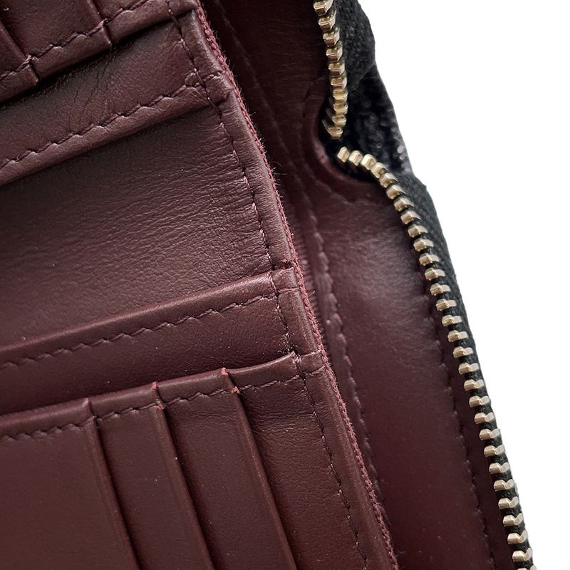 Chanel Bifold Wallet Quilted Small CC Logo Caviar Leather