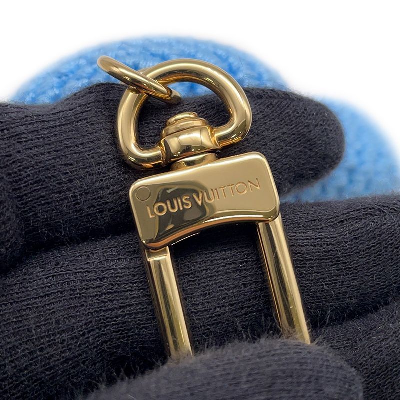 Louis Vuitton Bag Charm My Vivienne Crochet Blue-beige