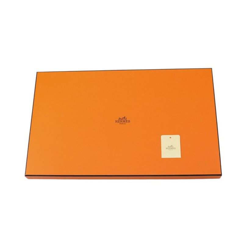 Hermes Scarf Double Face Green Flannel Cote D'ivoire Shawl