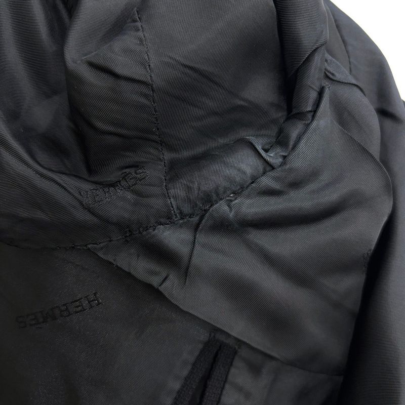 Hermes Wool Terrace Jacket Black 50