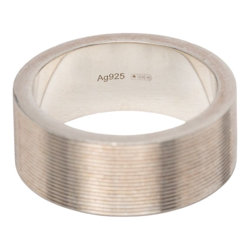 Gucci Logo Ring Silver