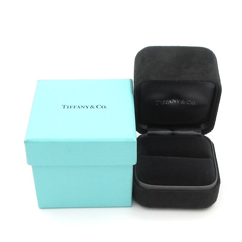 Tiffany & Co. Ring Novo Half Circle 18K Pink Gold Diamond Half