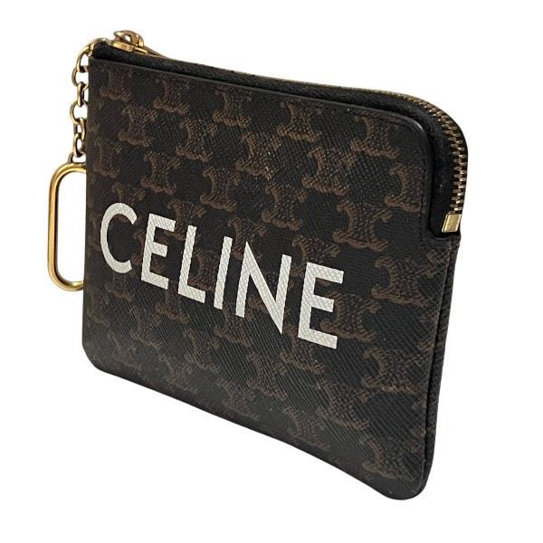 Celine Triomphe Key Ring Coin Case Card