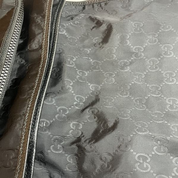 Gucci GG Nylon Black Shoulder Bag