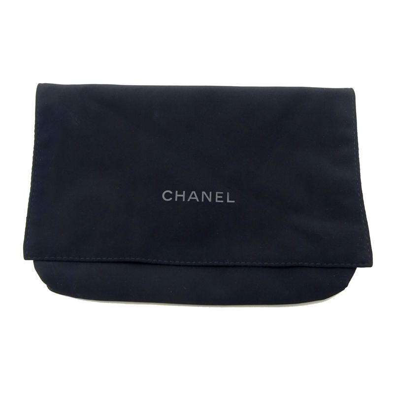 Chanel Shoulder Bag Lambskin Silver