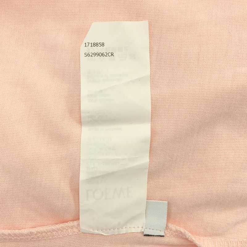 Loewe Anagram Asymmetric T-Shirt S Pink