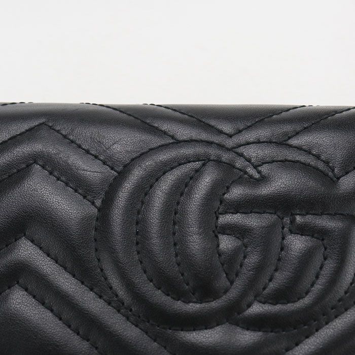 Gucci Continental Wallet Double Bifold Leather