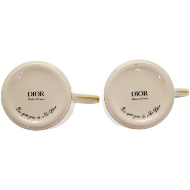 Dior Pair Mug Bee Pottery White Mug