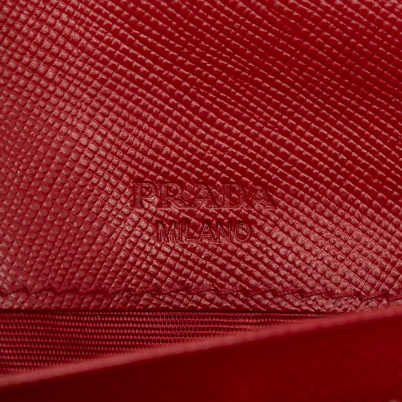 Prada Red Saffiano Leather