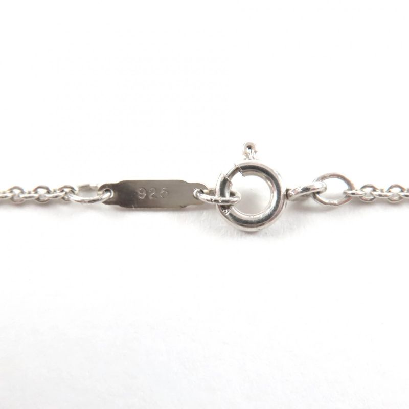 Tiffany & Co. 925 Heart Twist Necklace Pendant Silver