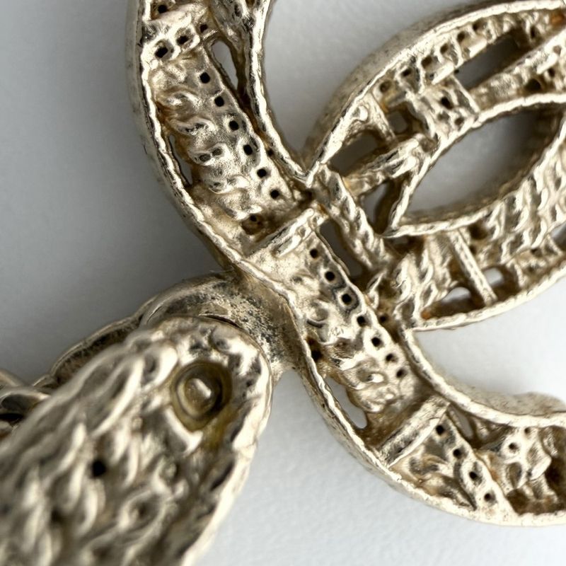 Chanel Necklace CC Logo Pendant Long