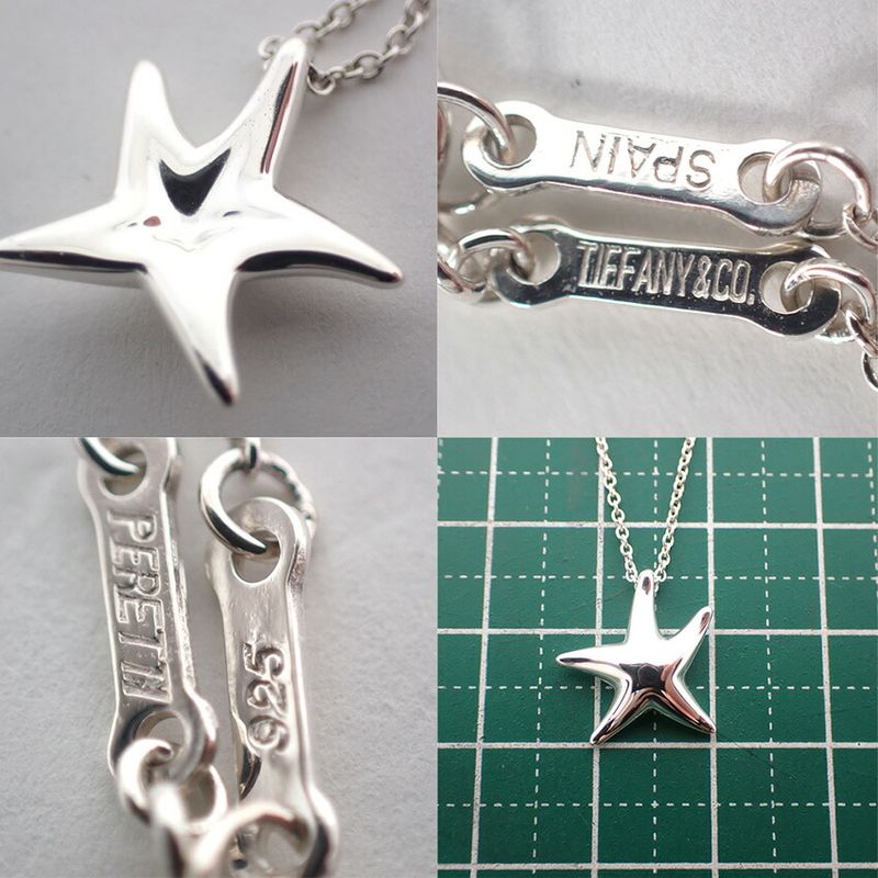 Tiffany & Co. 925 Star Fish Pendant Necklace