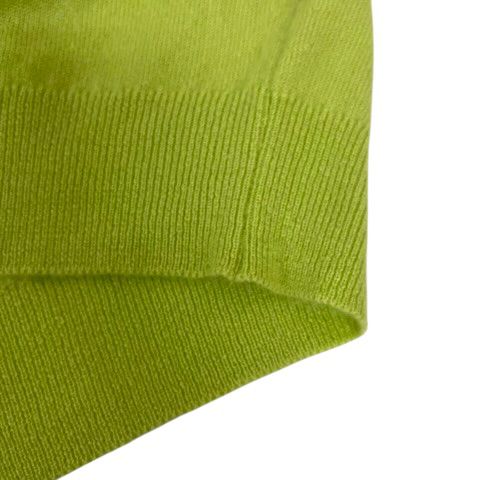 Chanel Knit Sweater Crew Neck Cashmere Short Sleeve 44