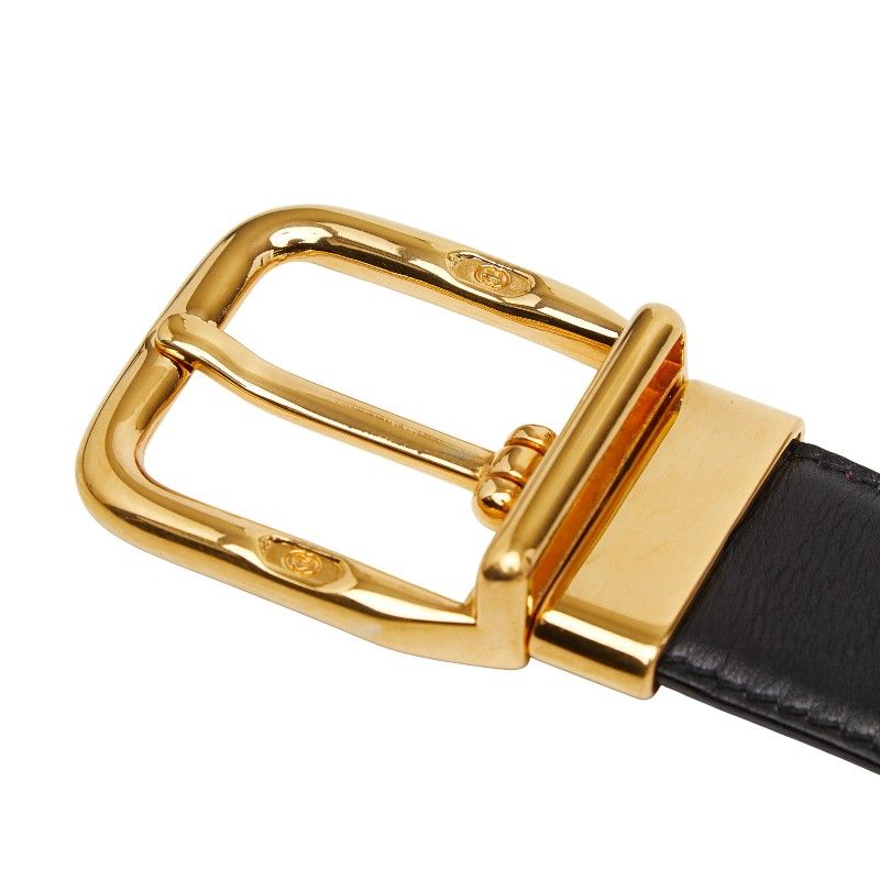Gucci Reversible Black Leather Belt