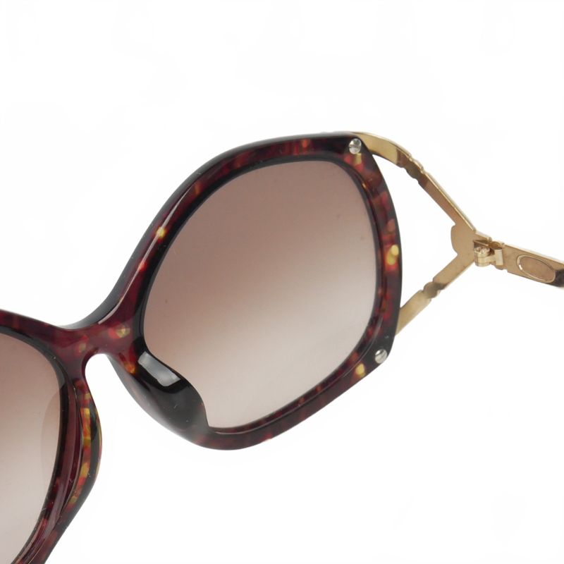 Dior Vintage Sunglasses Gold Tortoiseshell Pattern