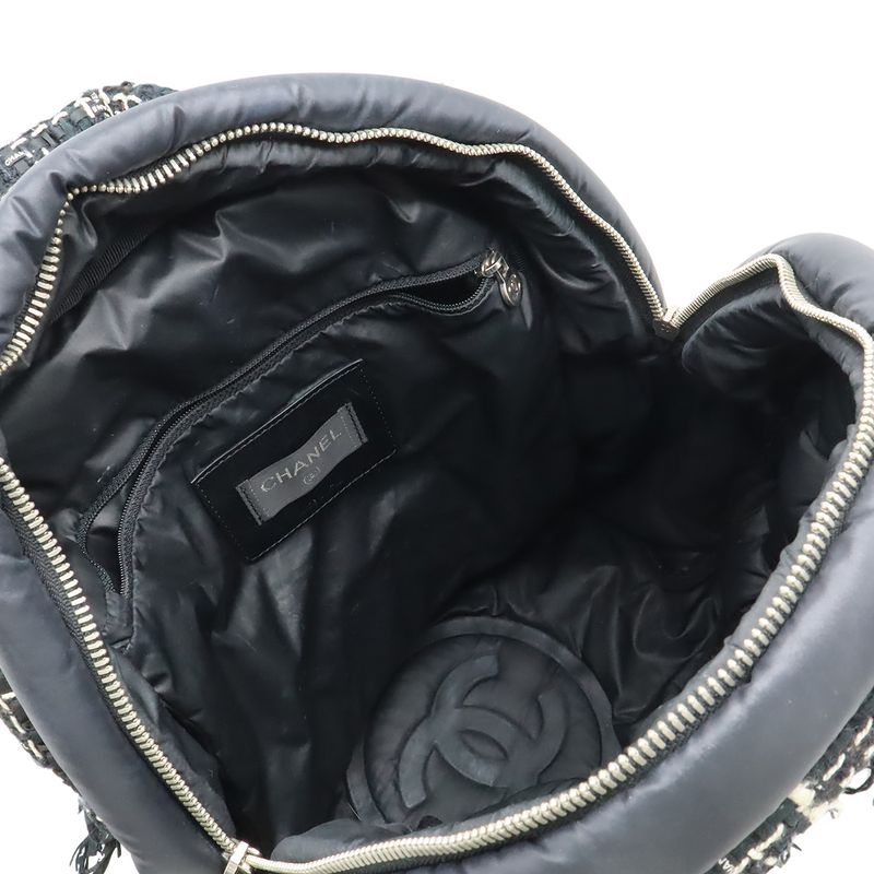 Chanel Doudone Coconage Backpack Logo Shape Press