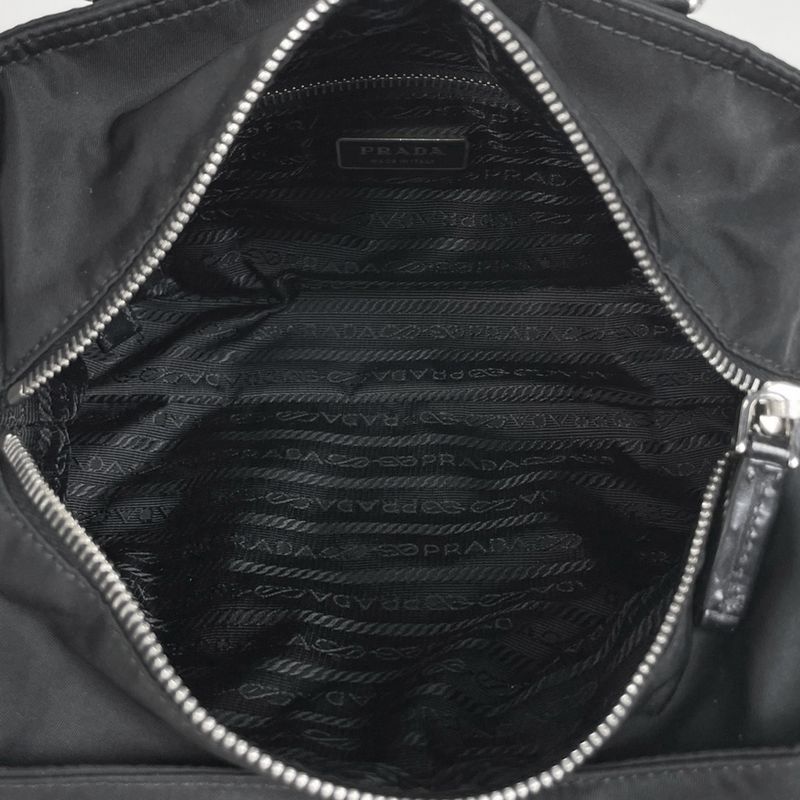 Prada 2-Way Shoulder Bag Tessuto Nylon Nero