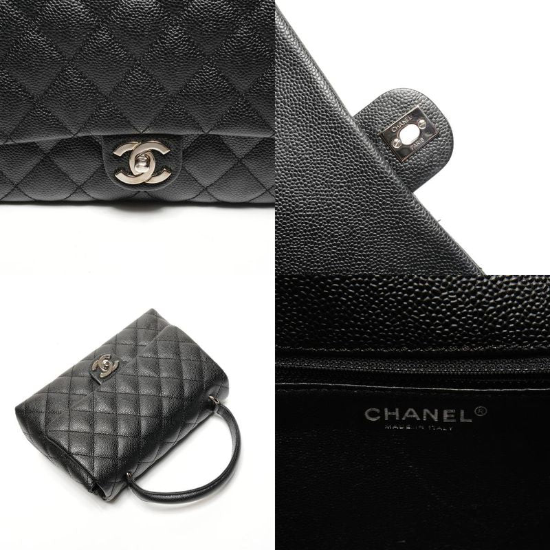 Chanel Handbag Caviar Leather Kelly