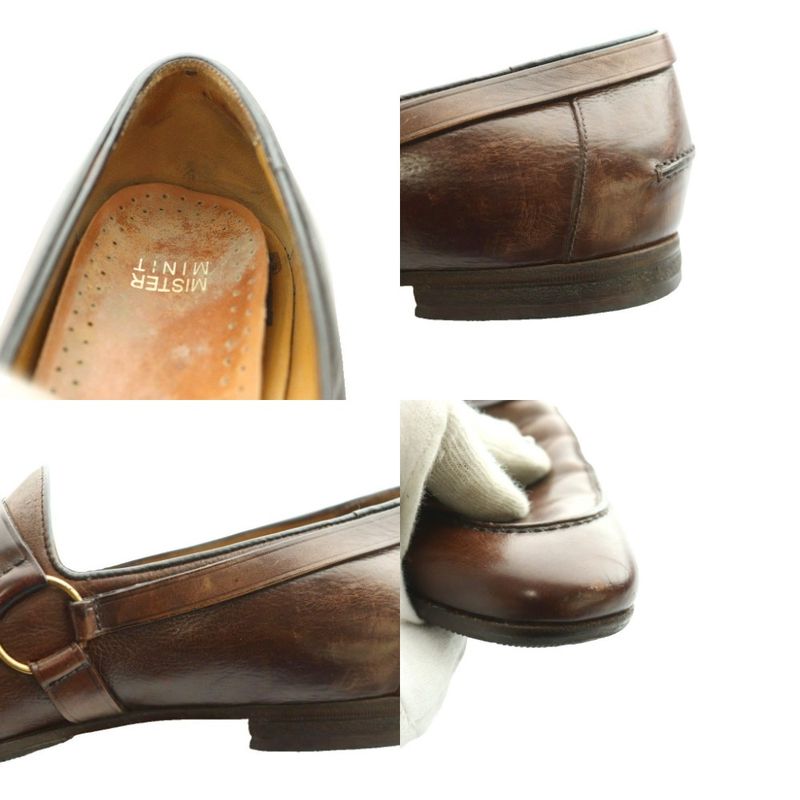 Gucci Vintage Leather Loafers Brown SS OS
