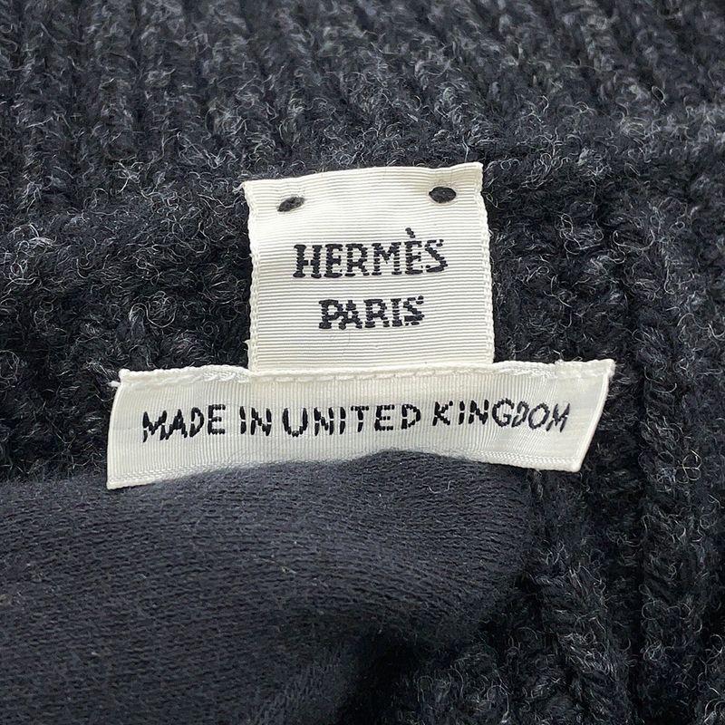 Hermes Knit Long Sleeve 36 Sweater Top Gri-volcanic