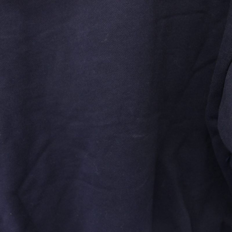 Celine Pullover Hoodie Sweatshirt Long Sleeve Layered Logo Print Navy Gray BB Sweater