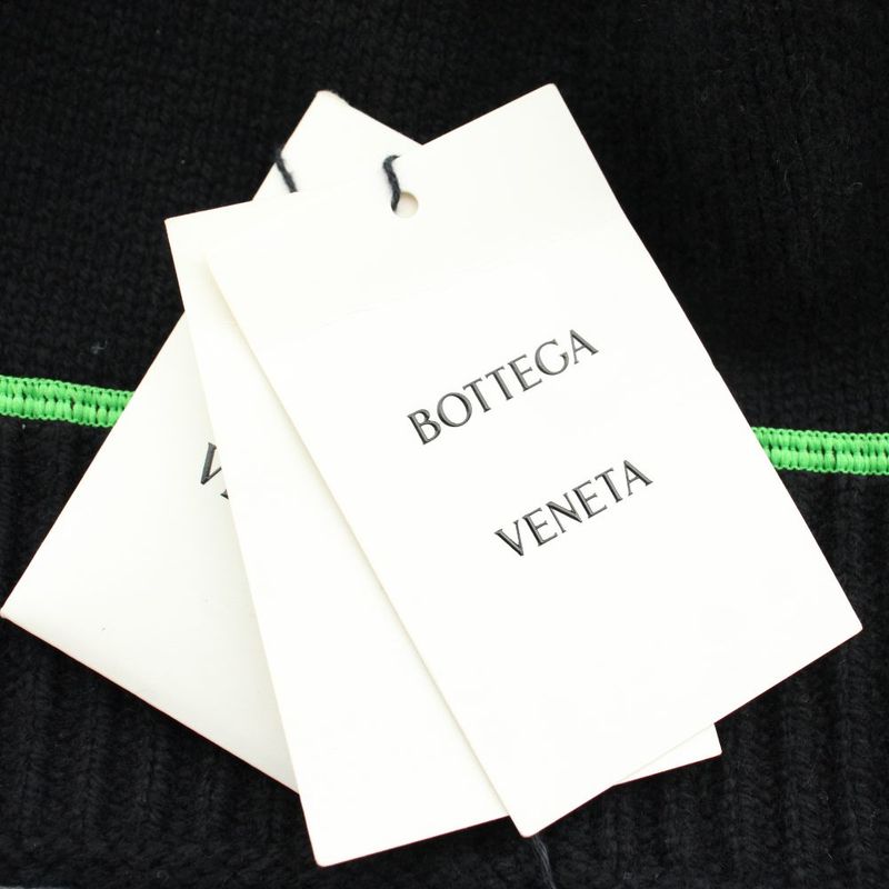 Bottega Veneta Hat Knit Cap Beanie Wool Cashmere Blend M Black Green