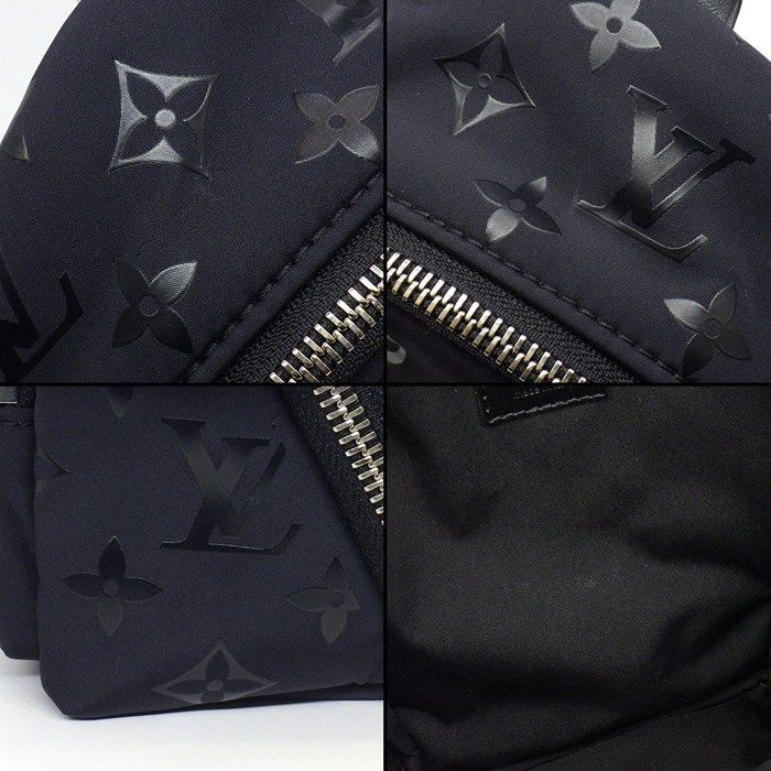 Louis Vuitton Backpack Palm Spring Mini Polar Night Monogram