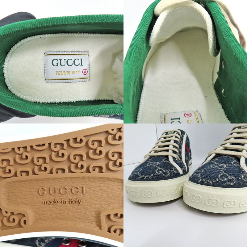 Gucci Tennis Sneakers GG Denim 8 Shoes