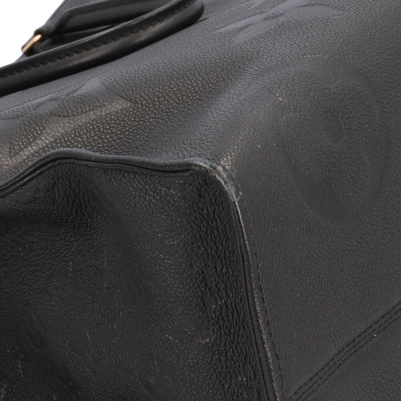 Louis Vuitton Monogram Empreinte Shoulder Bag Black Noir Black