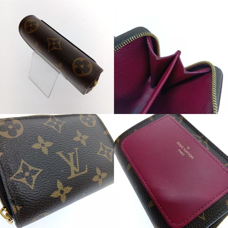 Louis Vuitton Portefeuille Monogram Brown Pink