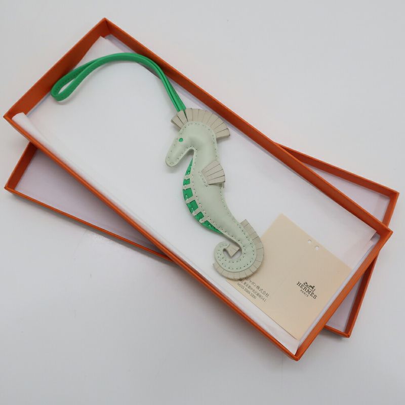 Hermes Ipo Seahorse Charm Agneau Milo