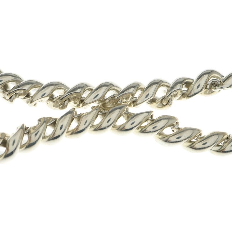 Hermes Torsade Bottleneck Necklace Silver
