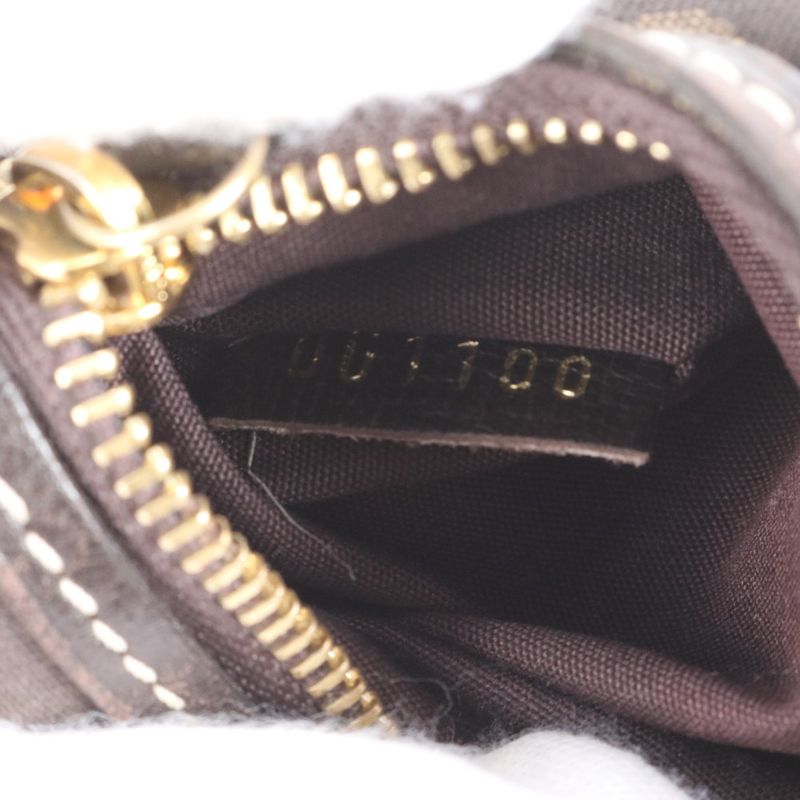 Louis Vuitton Monogram Mini Lin Pochette Ebene Pouch