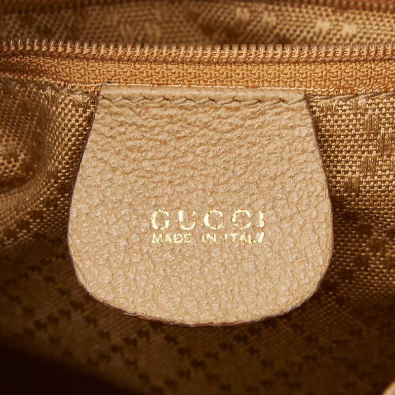 Gucci Bamboo Mini Backpack 003 Brown Leather