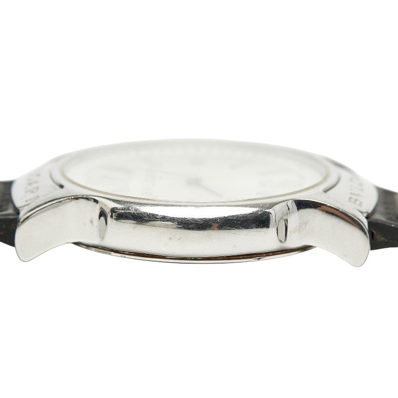 Bvlgari Belt Solotempo Silver Black Silver - Black