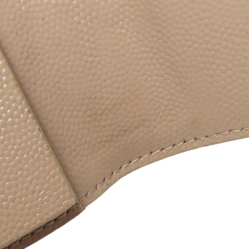 Saint Laurent Logo Key Case Leather Key Holder