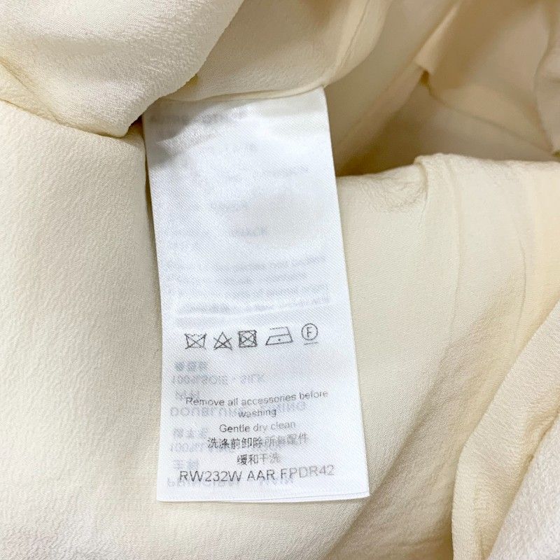 Louis Vuitton Dress Ivory Black Gold Scallop Detail A-line Ivory- Black