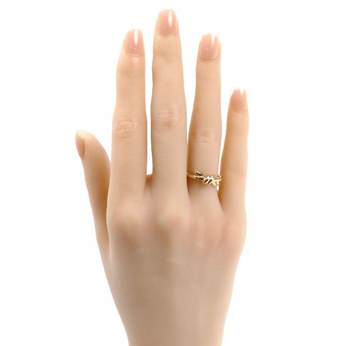 Tiffany & Co 18K Pink Gold Knot Ring