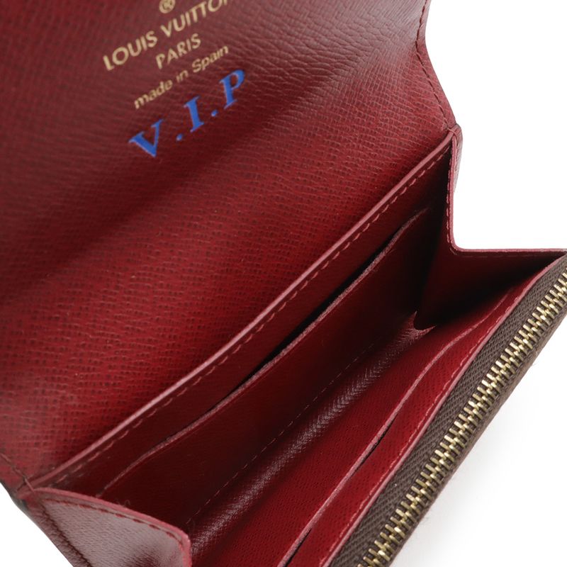 Louis Vuitton Monogram Porte Monnaie Rosalie Coin Purse Fuchsia Pink