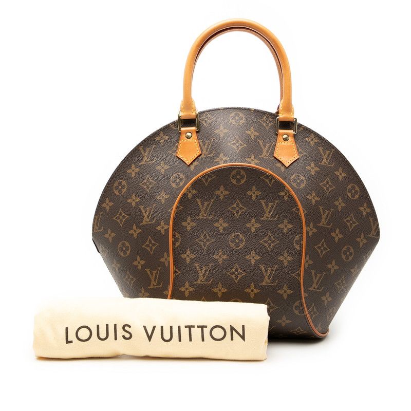 Louis Vuitton Monogram Ellipse MM Brown Leather