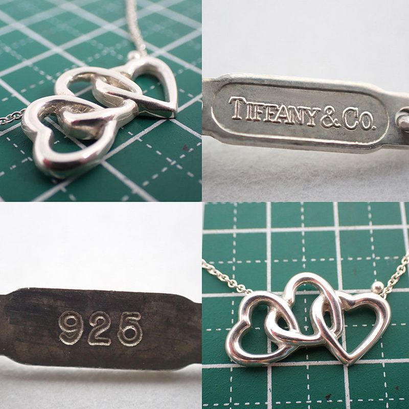 Tiffany & Co 925 Triple Pendant Necklace