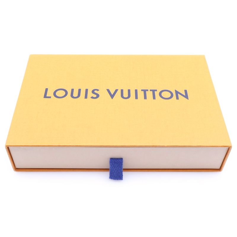 Louis Vuitton Epi Catgram Bifold Wallet Charm Key Holder Black Leather