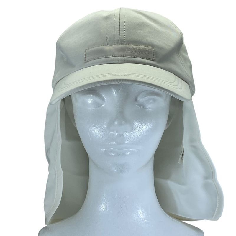 Dior Parley Collaboration Hat Cap Logo Sunshade Cotton Off-white